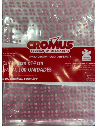 BOLSA POLIPROPILENO CON DISEÑO CROMUS