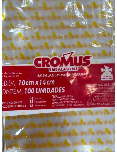 BOLSA DE POLIPROPILENO CON DISEÑO CROMUS