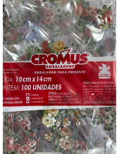 BOLSA DE POLIPROPILENO CON DISEÑO CROMUS