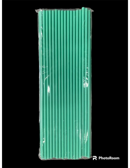 PALITOS PARA CHOCOLATE VERDE DE 15 CM