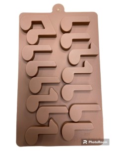 MOLDE DE SILICONA DE NOTAS MUSICALES