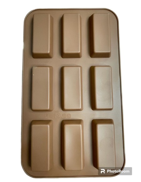 MOLDE SILICONA 9 RECTANGULAR