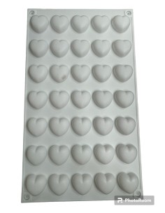 MOLDE SILICONA CORAZONES