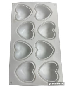 MOLDE DE SILICONA DE CORAZON