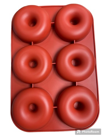 MOLDE DE SILICONA DE DONUTS