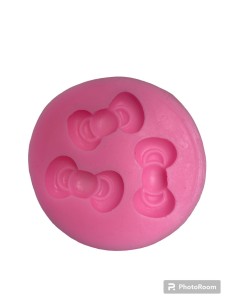 MOLDE DE SILICONA PARA FONDANT LAZO