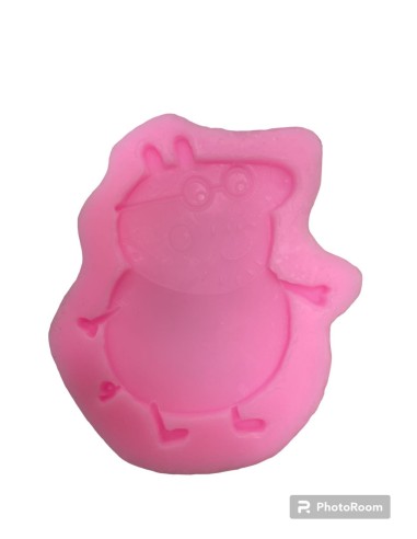 MOLDE DE SILICONA PARA FONDANT PEPPA PI