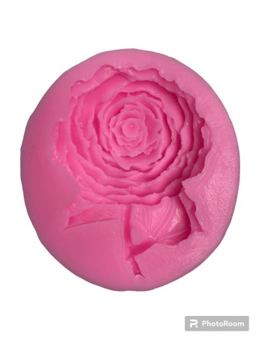 MOLDE DE SILICONA PARA FONDANT ROSA