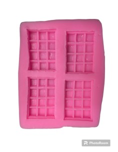 MOLDE DE SILICONA PARA FONDANT DE VENTANA