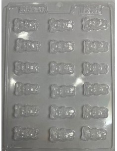 MOLDE DE CONEJITOS PARA CHOCOLATE