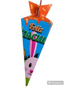 CAJA PERU CON DISEÑO DE PASCUA