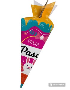 CAJA PERU CON DISEÑO DE PASCUA