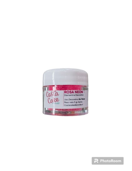 DIAMANTINA ROSA NEON DE 5 GR COSTA CAKE