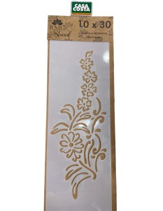 STENCIL CON DISEÑO 10X30 CM