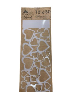 STENCIL CON DISEÑO 10 X 30 CM