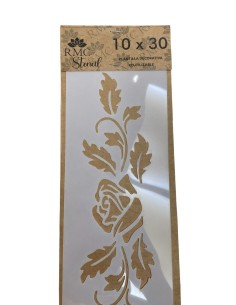 STENCIL CON DISEÑO DE 10X30 CM
