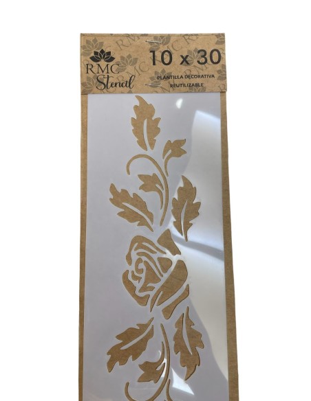 STENCIL CON DISEÑO DE 10X30 CM