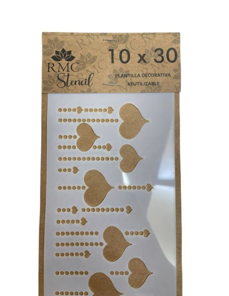 STENCIL 10X30 CM CON DISEÑO