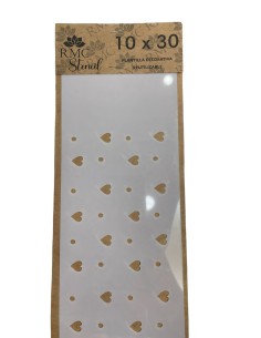 STENCIL CON DISEÑO DE 10X30 CM