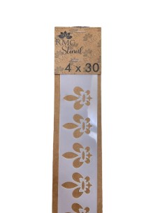 STENCIL CON DISEÑO DE 4X30 CM