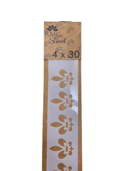 STENCIL CON DISEÑO DE 4X30 CM