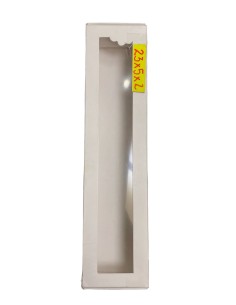 CAJA BLANCA CON VENTANA DE 23X5X2