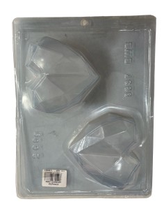 MOLDE BWB 3D PARA CHOCOLATE 2 CORAZONES 3D