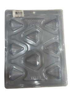 MOLDE BWB 3D PARA CHOCOLATE DIAMANTES