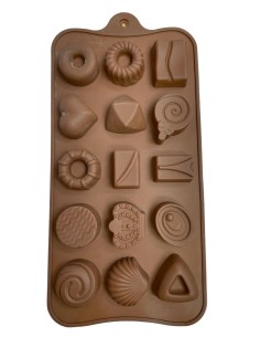 MOLDE DE SILICONA CON DISEÑO DE CORAZON