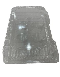 ENVASE CUPCAKE DE 6 CAVIDADES