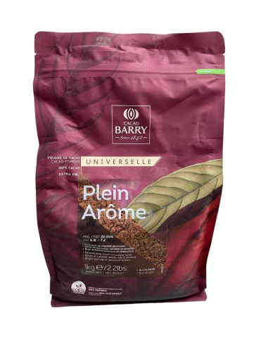 CACAO EN POLVO CALLEBAUT BARRY - PLEIN ARÔME DE 1 KG