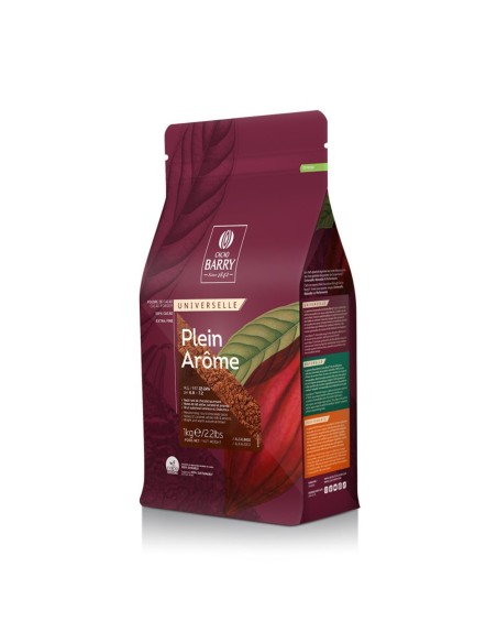 CACAO EN POLVO CALLEBAUT BARRY - PLEIN ARÔME DE 1 KG