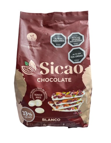 CHOCOLATE SICAO DE 33% BLANCO