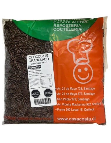 CHOCOLATE GRANULADO DE 1 KILO