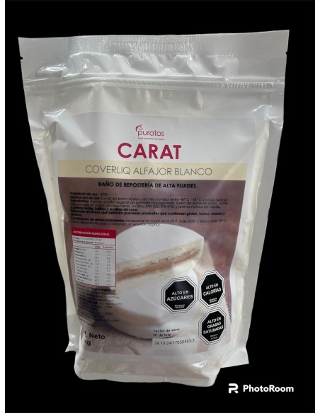 COBERTURA BLANCA PURATOS ALTA FLUIDEZ DE 1KG