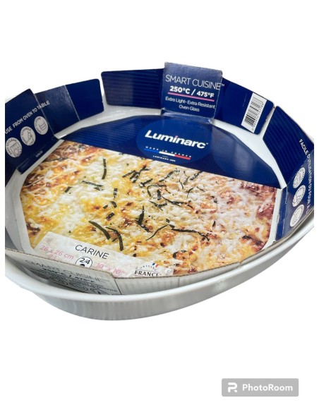 FUENTE CUADRADA PARA HORNO LUMINARC