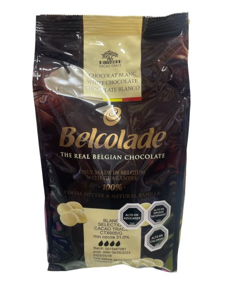 BELCOLADE BLANCO DE 31% CACAO DE 1 KG