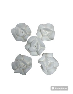 SET DECORACION ROSA BLANCA