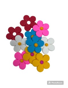 SET DECORACION FLORES SURTIDAS