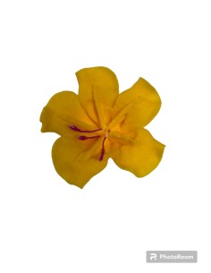 DECORACION FLOR AMARILLA