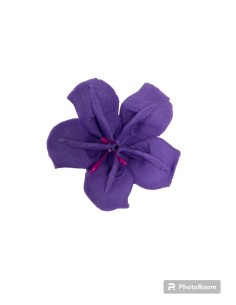 DECORACION FLOR MORADA