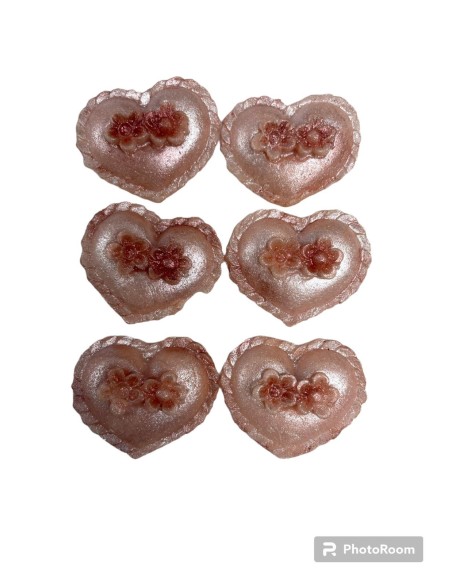 SET DECORACION CORAZONES