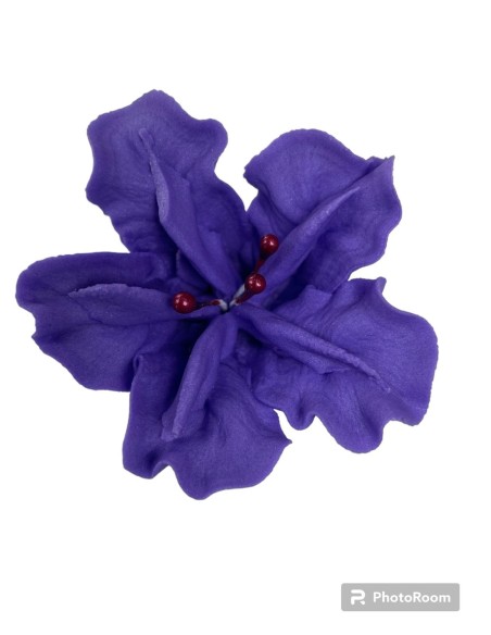 DECORACION PETUNIA GRANDE MORADA