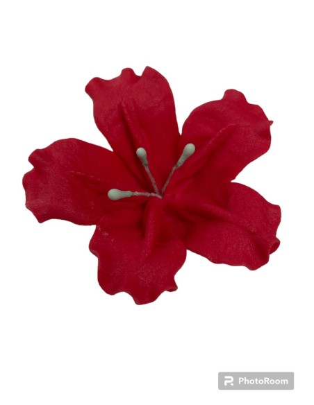 DECORACION PETUNIA GRANDE ROJA