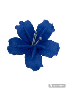 DECORACION PETUNIA GRANDE AZUL