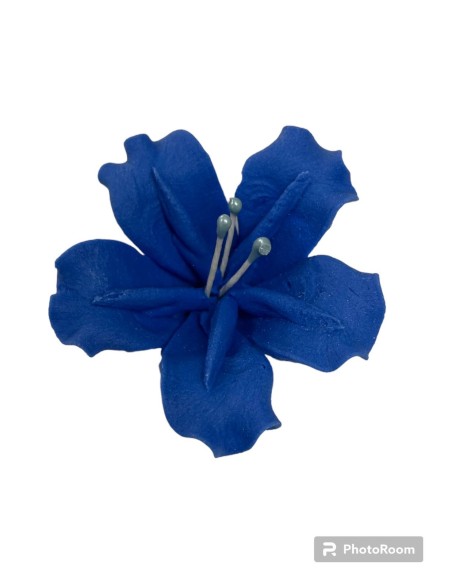 DECORACION PETUNIA GRANDE AZUL