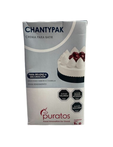 CREMA PARA BATIR PURATOS CHANTYPAK 1LT