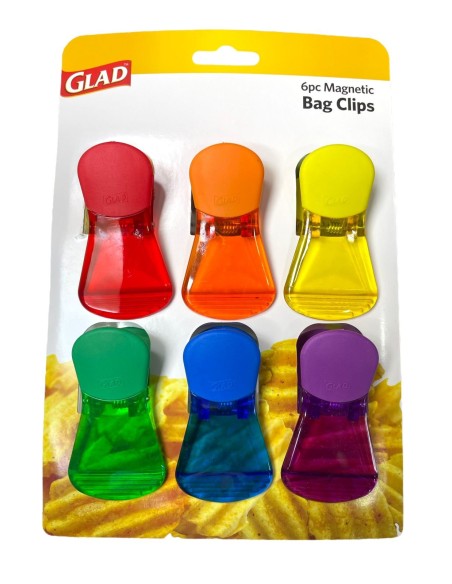 SET 6 CLIP MAGNETICOS PARA BOLSAS