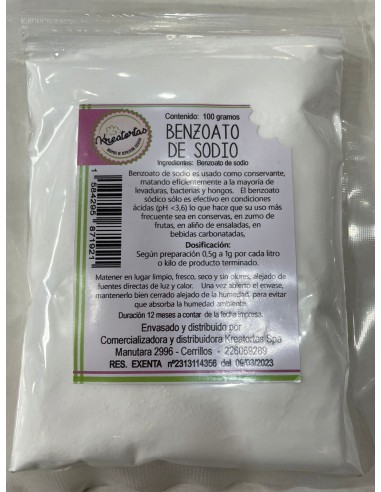 BENZOATO DE SODIO 100 GR