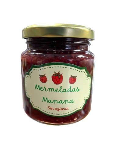 MERMELADA FRAMBUESA ARTESANAL SIN AZUCAR DE 250G